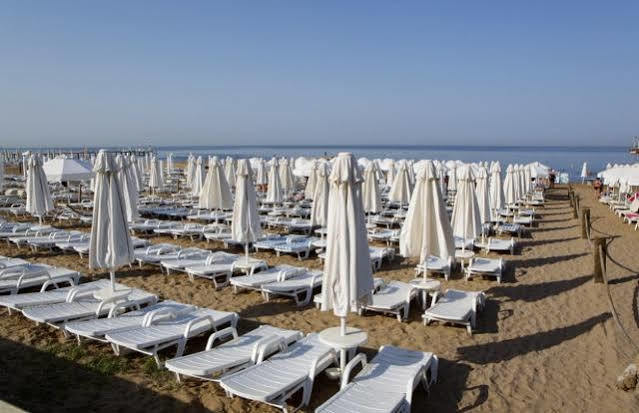 Larissa Beach Club Sidé Extérieur photo